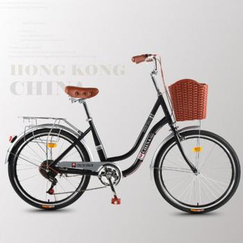 20-24-26 inch ladies bike with basket city bike ladies bike singlespeed 7gears